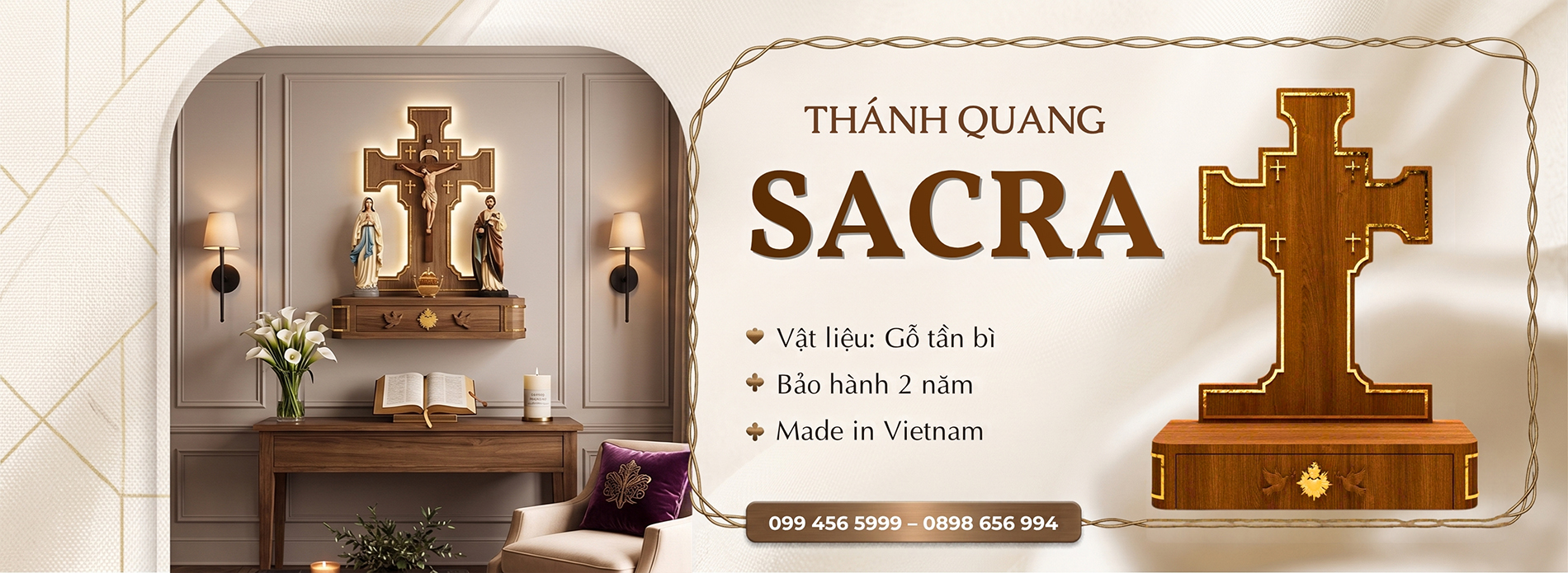 Bàn thờ công giáo Sarca - Thánh Quang